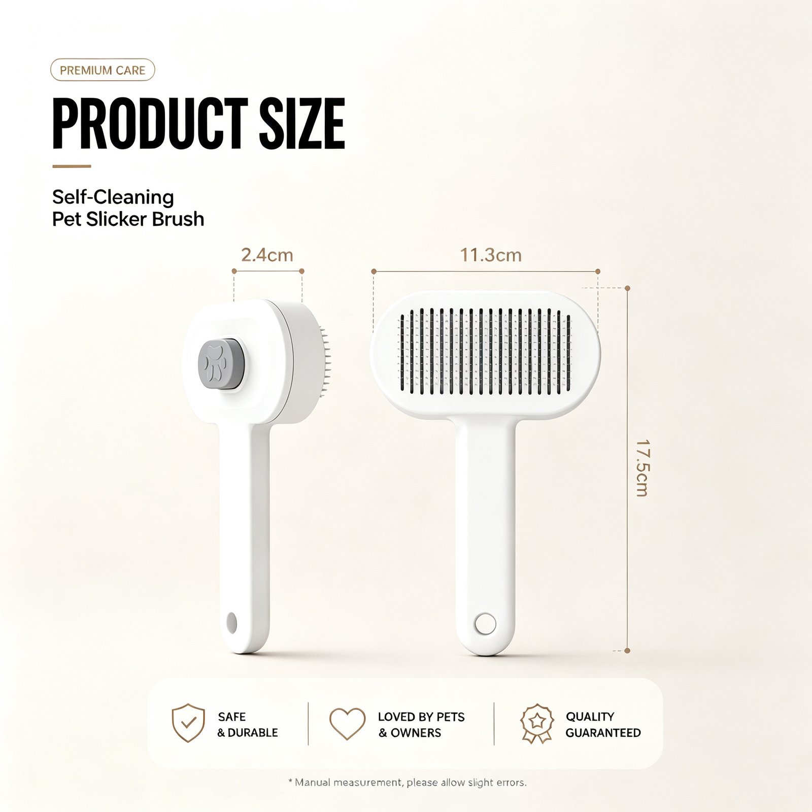 Pet Deshedding Brush ( Self-Cleaning ) - Image 5